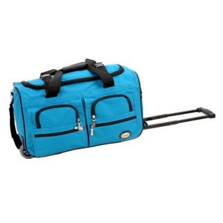 Rockland 22 Rolling Duffle Bag   Turquoise