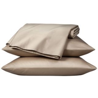 Fieldcrest Luxury 800 Thread Count Fitted Sheet   Queen (Taupe)