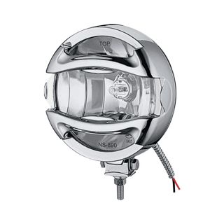 Vision X Chrome Euro Beam 12 Volt Halogen Off Road Light   Clear, Round, 6 Inch,