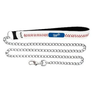 Kansas City Royals Baseball Leather 3.5mm Chain Leash   L