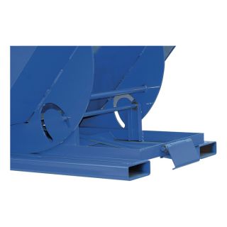 Vestil Self Dumping Steel Hopper   Bumper Release, 2000 lb. Capacity, 1/2 Cubic