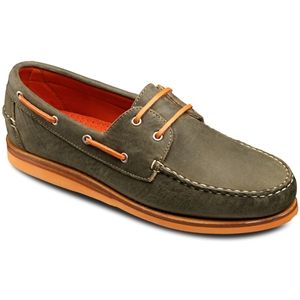 Allen Edmonds Mens South Shore Olive Orange Shoes, Size 8 E   40572