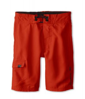 ONeill Kids Santa Cruz Solid Boardshort Boys Swimwear (Red)