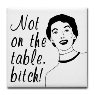  Funny Retro Woman Coaster