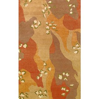 Contemporary Beige Rug (36 X 56)