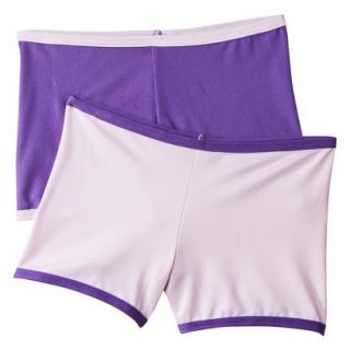Hanes Girls Play Shorts   Purple XS