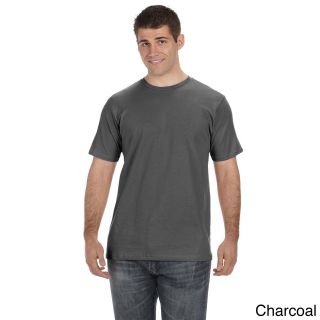 Anvil Mens Organic Cotton Short sleeve Crew neck T shirt Grey Size XXL