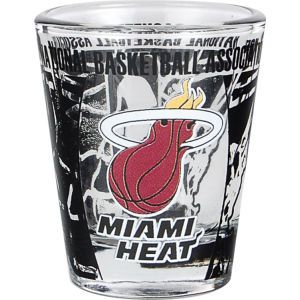 Miami Heat 3D Wrap Color Collector Glass