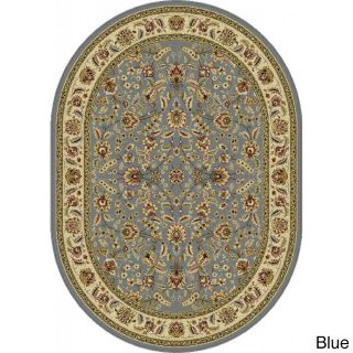 Lagoon Oval Traditional Area Rug (53 X 73)