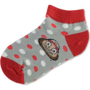 Ohio State Buckeyes For Bare Feet NCAA Toddler Dot Sock