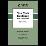 New York Evidence With Objections   With CD