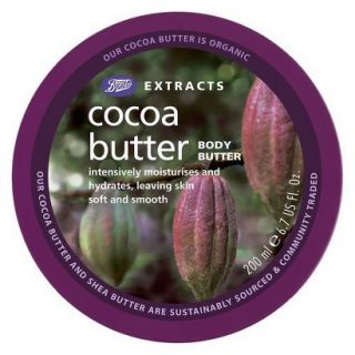 Boots Extracts Cocoa Butter Body Butter   6.7 oz