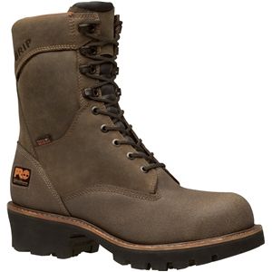 Timberland Mens RIP Saw 9 Inch Waterproof Steel Toe Logger Brown Boots, Size 9 M   91640