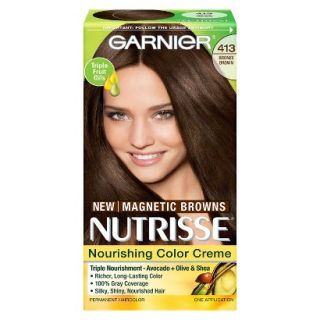 Garnier Nutrisse Nourishing Color Creme Permanent Haircolor   413 Bronze Brown