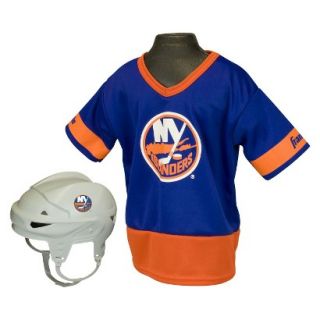 Franklin sports NHL Islanders Kids Jersey/Helmet Set  OSFM ages 5 9