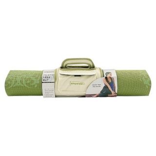 Empower Yoga Pilates Mat with Clutch   Green