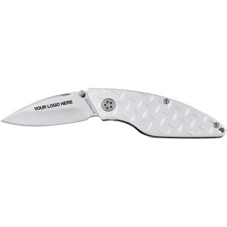 Kutmaster Diamond Plate Engravable Lock Knives   50 Pack, Model 91 15212BX50L