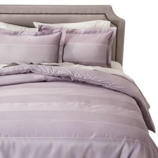 Fieldcrest Luxury Striped Comforter   Lavender (Queen)