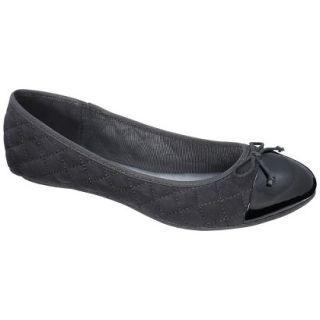 Womens Merona Madge Flat   Black 6