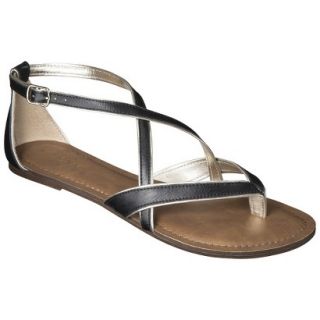 Womens Merona Emily Sandals   Black 9