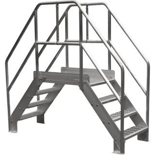 Bustin 32 In. Standard Crossover Ladder   4 Steps, 500 Lb. Capacity, Model