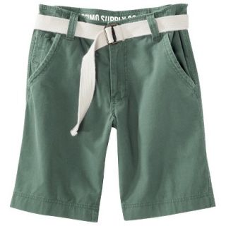 Mossimo Supply Co. Mens Belted Flat Front Shorts   Moss Flash 40
