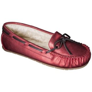 Womens Chaia Sparkle Moccasin Slipper   Red 9