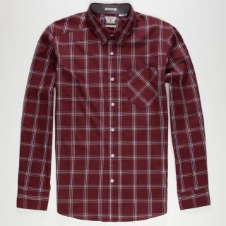 Why Factor Mens Shirt Burgundy In Sizes Xx Large, Medium, X Large, Small