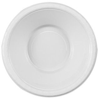 Bright White (White) Plastic Bowls