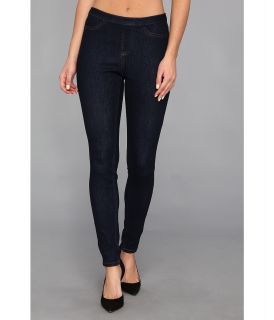 HUE Waxed Jeans Legging Womens Casual Pants (Black)
