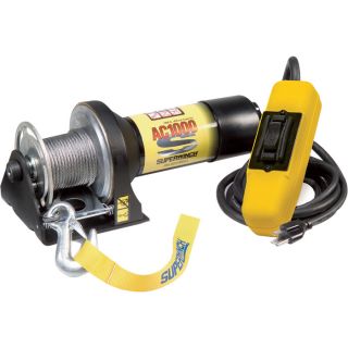 Superwinch 110V AC Utility Winch   1000 Lb. Capacity, Model AC1000