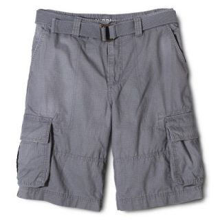 Mossimo Supply Co. Mens Rip Stop Belted Cargo Shorts   Nimbus Cloud 44