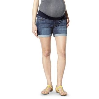 Liz Lange for Target Maternity Under Belly 6 Denim Shorts   Blue S