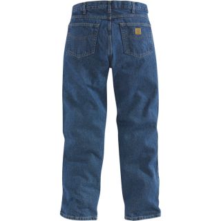 Carhartt Relaxed Fit Tapered Leg Jean   Stonewash, 31 Inch Waist x 34 Inch
