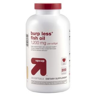 up&up Burp Less 1,200mg Fish Oil Softgels   200 Count