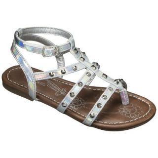 Girls Cherokee Fran Gladiator Sandals   Silver 6