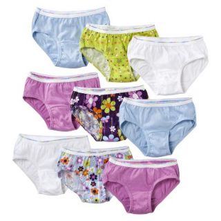 Hanes Girls Assorted Print 9 Pack Hipsters Underwear 6