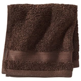 Threshold Washcloth   Dark Brown