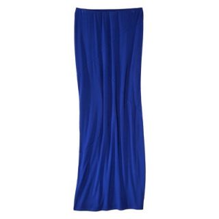 Mossimo Womens Pieced Maxi Skirt   Blue XS