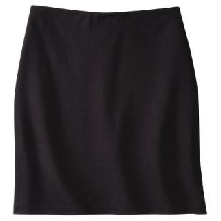 Mossimo Womens Plus Size Ponte Pencil Skirt   Black 1