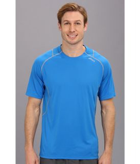 ASICS Lite Show Favorite S/S Top Mens Short Sleeve Pullover (Blue)
