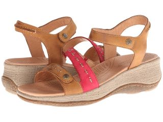 Acorn Vista Wedge Ankle Womens Sandals (Tan)