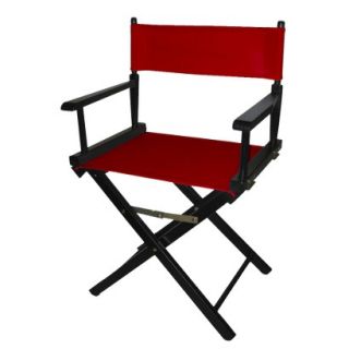 Directors Chair Directors Chair with Black Frame and Red Canvas