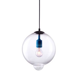 Gradient Single light Clear Round Ceiling Lamp