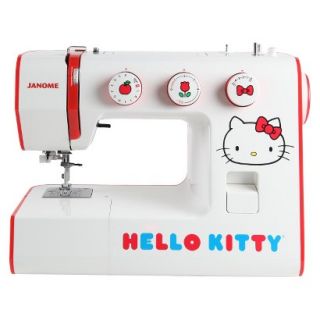 Janome Hello Kitty Sewing Machine   White/Red (7.5)