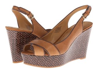 Nine West Clambake Womens Wedge Shoes (Brown)