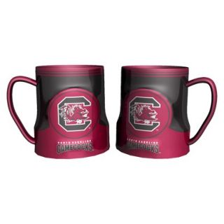 Boelter Brands NCAA 2 Pack South Carolina Gamecocks Game Time Coffee Mug   Red/