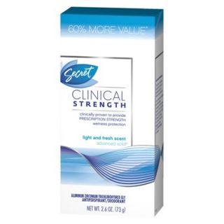 Secret Clinical Strength Light and Fresh Antiperspirant/Deodorant 2.6 oz.