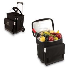 Picnic Time Black New Orleans Saints Cellar With Trolley