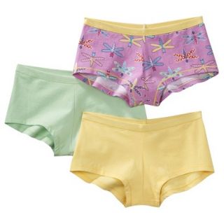 Hanes Girls 3 Pack Shorts   Assorted 16